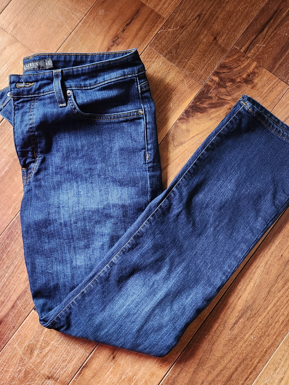 Ralph Lauren Women's Straight Jeans - Dark Wash